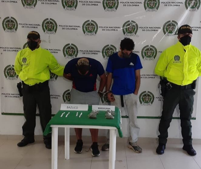  Capturados pretendiendo la comercialización de estupefacientes en Guadalupe