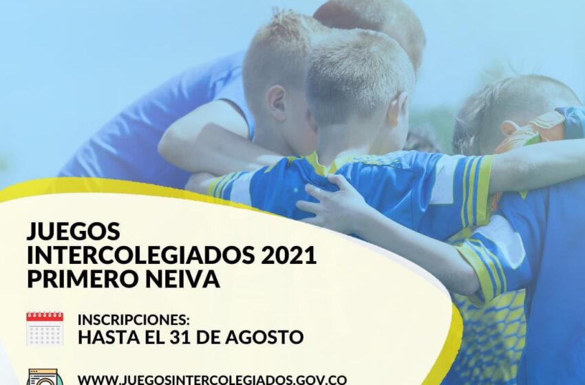  Amplían convocatoria en Neiva para juegos Intercolegiados supérate 2021
