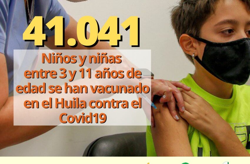  Más de 1 millón de dosis de vacunas contra el Covid19 se han colocado en el Huila