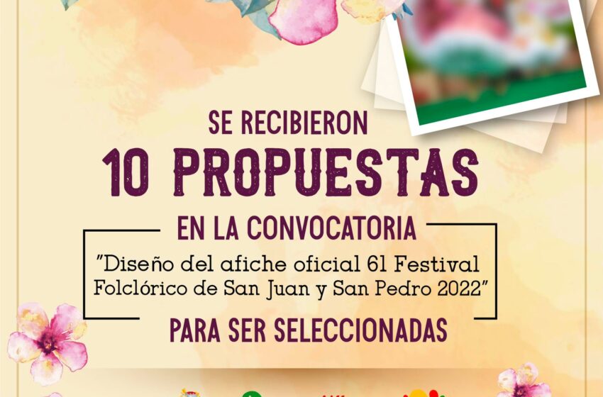  Artistas del Huila y Colombia presentaron diez propuestas para el afiche oficial del Festival de San Juan y San Pedro 2022